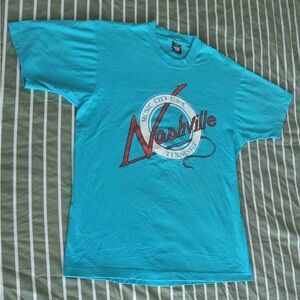 Vintage Single Stitch 1986 Nashville “Music City U.S.A” T-Shirt